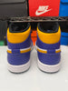 Nike Men's Air Jordan 1 Mid Shoes Lakers Purple Yellow DQ8426-517