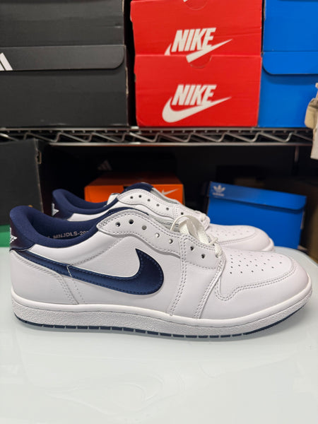 Nike Men's Air Jordan 1 Low 85 Shoes White Navy FB9933-141