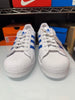 Adidas Men's Superstar Shoes Cloud White Blue IG9368