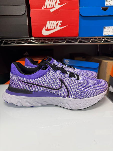 Nike Men's React Infinity Run Flyknit 3 Shoes Psychic Purple DV0697-043