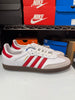 Adidas Men's Samba OG Shoes White Red IG1025