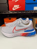 Nike Women's React Infinity Run Flyknit 3 Shoes Grey White Crimson Blue DV2178-001