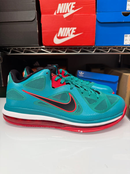 Nike Men's Lebron 9 Low Shoes Reverse Liverpool Green Red DQ6400-300