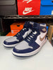 Nike Men's Air Jordan 1 High Golf Shoes White Navy Silver DQ0660-100