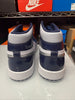 Nike Men's Air Jordan 1 High Golf Shoes White Navy Silver DQ0660-100