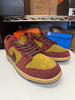 Nike Men's SB Dunk Low Pro Dark Team Red Burgundy Crush Shoes HQ1625-600