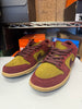 Nike Men's SB Dunk Low Pro Dark Team Red Burgundy Crush Shoes HQ1625-600