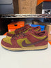 Nike Men's SB Dunk Low Pro Dark Team Red Burgundy Crush Shoes HQ1625-600