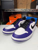Nike Men's Air Jordan 1 Low Golf Shoes White Black Court Purple DD9315-105