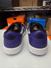 Nike Men's Air Jordan 1 Low Golf Shoes White Black Court Purple DD9315-105