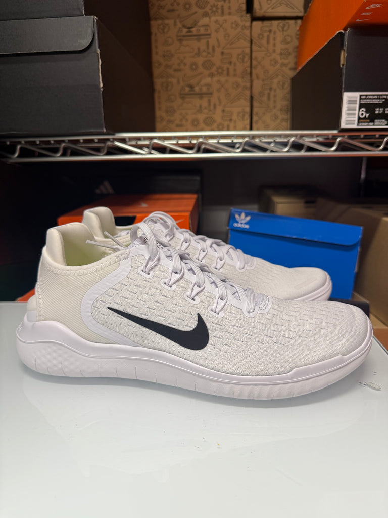 Nike Men's Free RN 2018 Shoes White Black 942836-100
