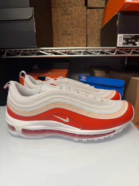 Nike Men's Air Max 97 Shoes Picante Red Guava Ice White FN6869-633