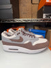 Nike Men's Air Max 1 PRM Shoes Shima Shima White Brown Grey FB8916-100