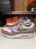 Nike Men's Air Max 1 PRM Shoes Shima Shima White Brown Grey FB8916-100