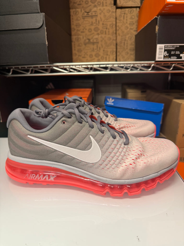 Nike Women's Air Max 2017 Shoes Platinum Grey Lava 849560-007