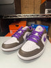 Nike Men's Air Jordan 1 Low Shoes Purple Mocha Palomino Berry 553558-215