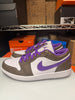 Nike Men's Air Jordan 1 Low Shoes Purple Mocha Palomino Berry 553558-215