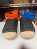 Nike Men's Air More Uptempo Slide Black Sanddrift Iridescent Shoes FB7799-001