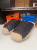 Nike Men's Air More Uptempo Slide Black Sanddrift Iridescent Shoes FB7799-001