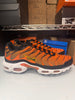 Nike Men's Air Max Plus Shoes Safety Orange Black DM0032-800