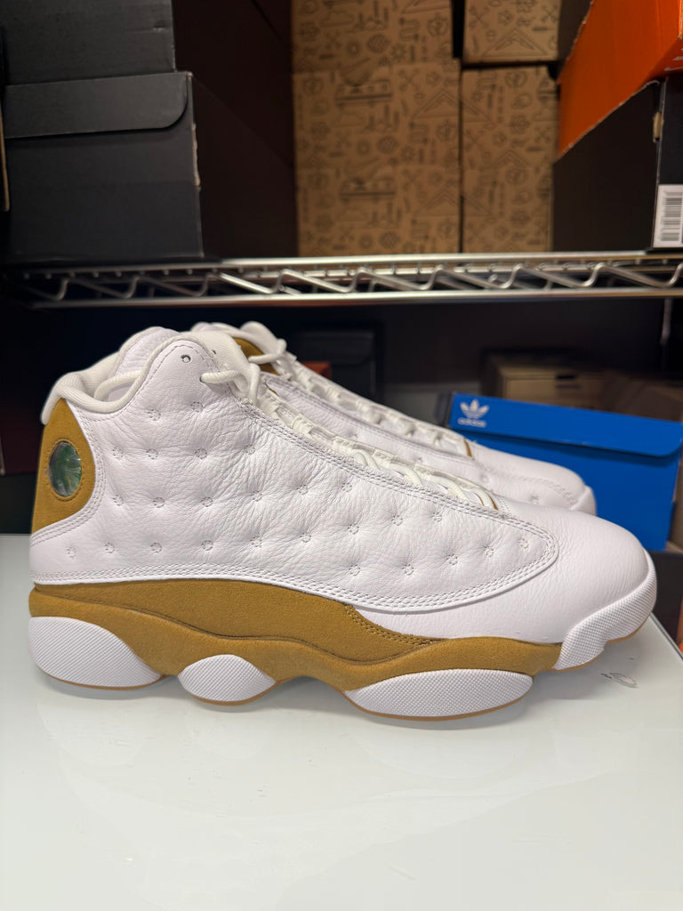 Nike Men's Air Jordan 13 Retro Shoes Wheat White 414571-171