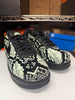 Nike Men's Air Force 1 Foamposite Pro Cup Shoes Snakeskin Black Spruce AJ3664-300