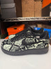 Nike Men's Air Force 1 Foamposite Pro Cup Shoes Snakeskin Black Spruce AJ3664-300