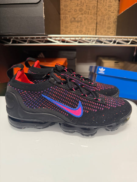 Nike Women's Air Vapormax 2021 Flyknit Shoes Black Hyper Pink Blue DX2355-001