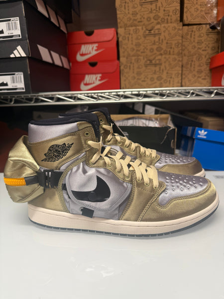 Nike Men's Air Jordan 1 Utility Shoes Olive Grey White Black DO8727-200