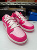Nike Kids Air Jordan 1 Low GS Shoes Valentine's Day Pink 553560-661