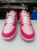 Nike Kids Air Jordan 1 Low GS Shoes Valentine's Day Pink 553560-661