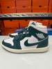Nike Women's Air Jordan 1 Mid Shoes White Oxidized Green BQ6472-133