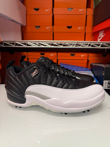 Nike Men's Air Jordan 12 Retro Low Golf Shoes Black White DH4120-010