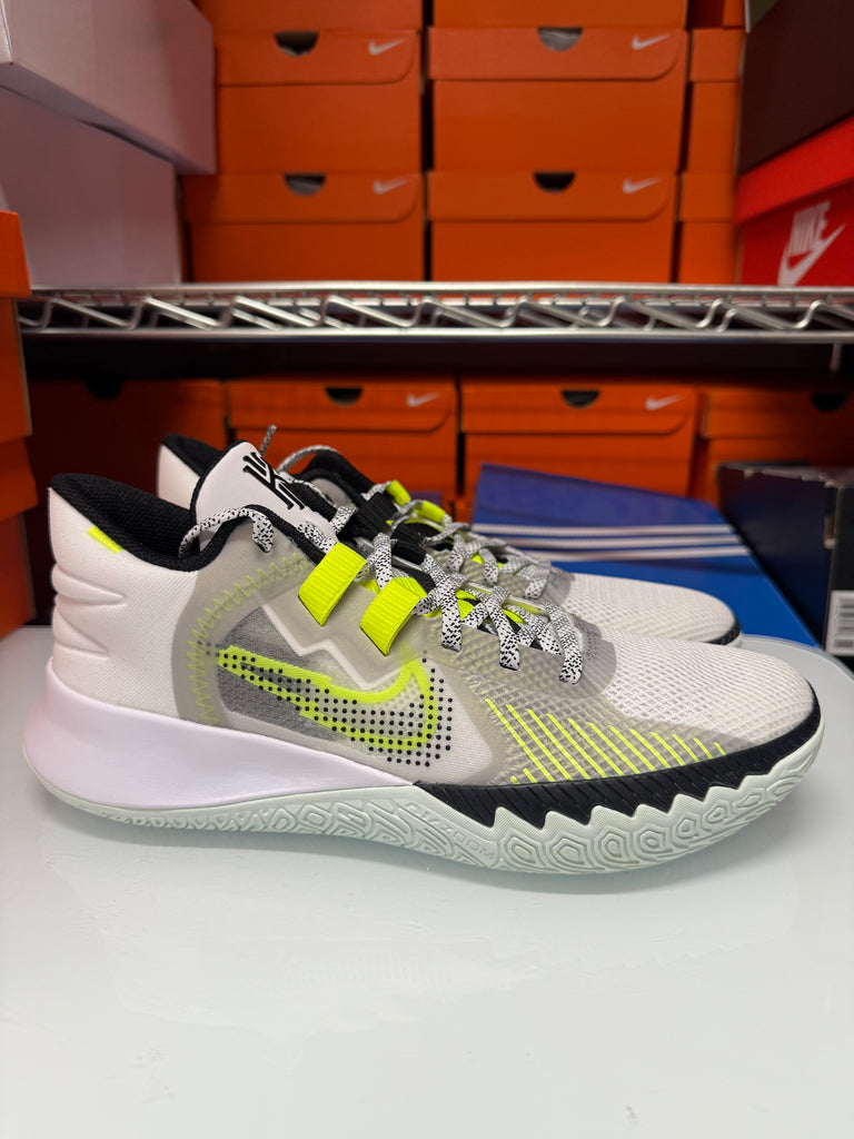 Nike Men's Kyrie Flytrap V Shoes White Black Volt CZ4100-101
