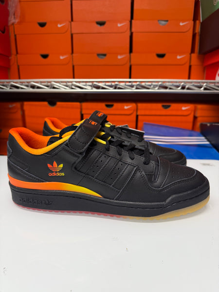 Adidas Men's Forum Low Shoes Black Orange Yellow FZ5891