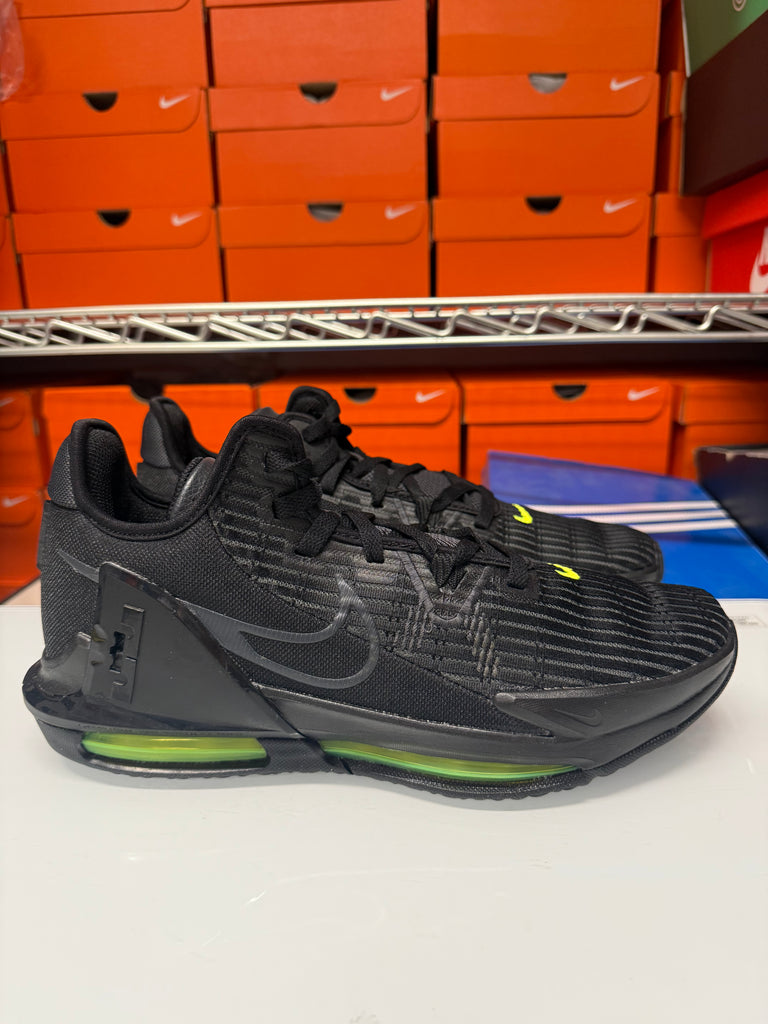 Nike Men's Lebron Witness VI 6 Shoes Black Yellow CZ4052-004