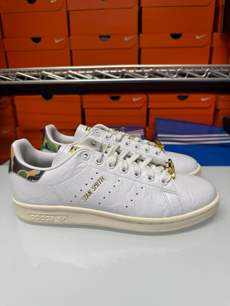 Adidas Men's Stan Smith Bape 30th Anniversary White Shoes IG1115