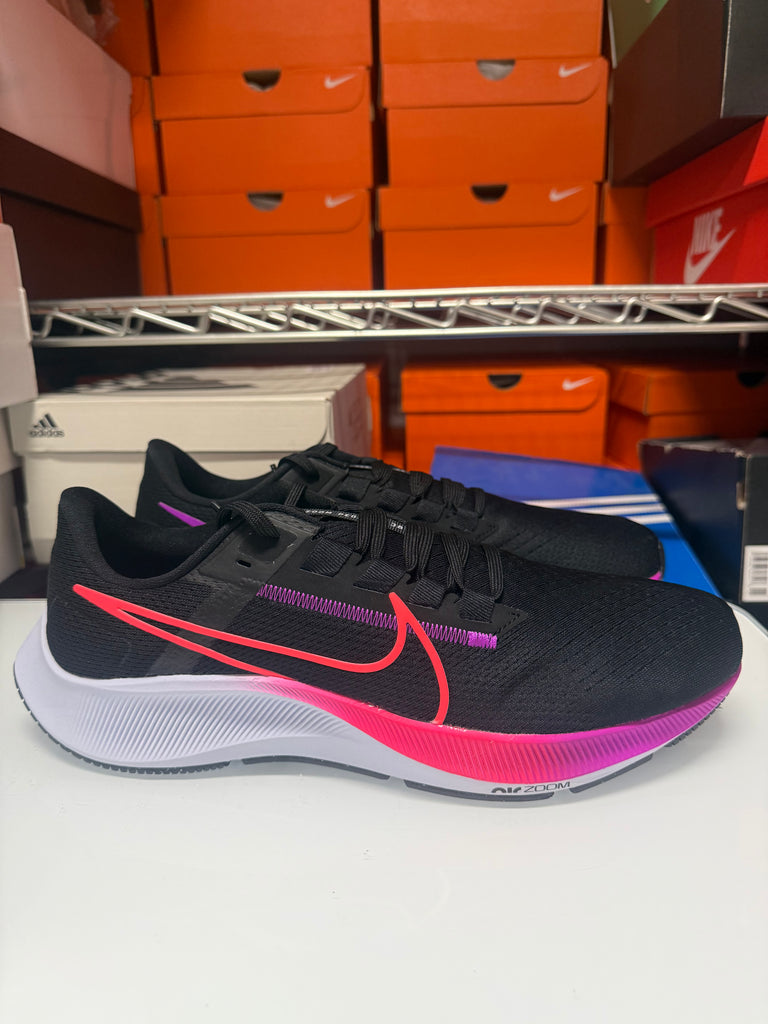 Nike Men's Air Zoom Pegasus 38 Shoes Black Flash Crimson CW7356-011