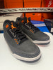 Nike Men's Air Jordan 3 Retro Shoes Fear Pack Black Grey Orange CT8532-080