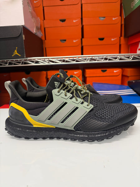 Adidas Men's Ultraboost 1.0 Shoes Black Green Carbon HQ4196