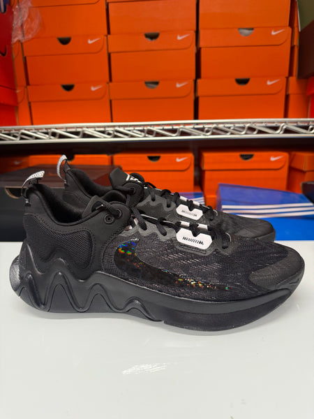 Nike Men's Giannis Immortality 2 Shoes Black Holographic Swoosh DM0825-002