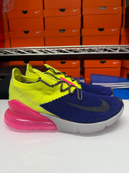 Nike Men's Air Max 270 Flyknit Shoes Purple Volt AO1023-501