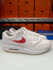 Nike Men's Air Max 1 PRM Shoes The Bay White Red FJ4451-100