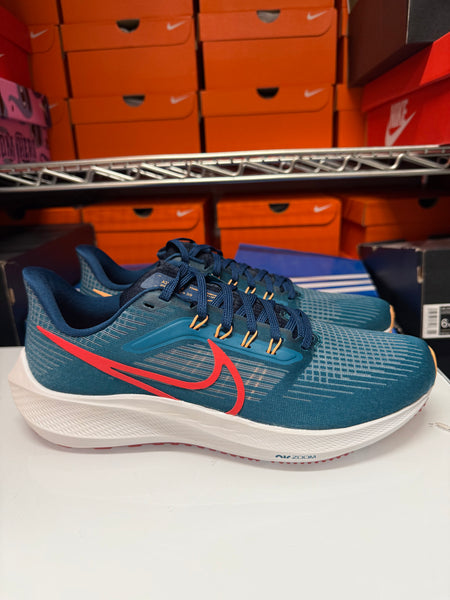 Nike Men's Air Zoom Pegasus 39 Shoes Bright Spruce Crimson DH4071-302