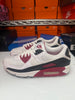 Nike Men's Air Max 90 Shoes Recraft White Maroon CT4352-104
