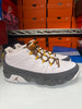 Nike Men's Air Jordan 9 Golf NRG Shoes White Grey Gold FN6931-100