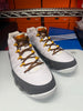 Nike Men's Air Jordan 9 Golf NRG Shoes White Grey Gold FN6931-100
