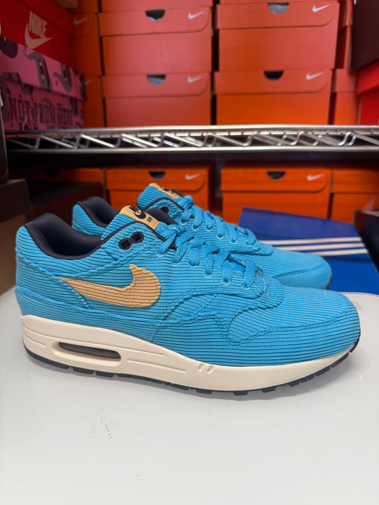 Nike Men's Air Max 1 PRM Shoes Corduroy Baltic Blue FB8915-400