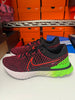 Nike Men's React Infinity Run Flyknit 3 Shoes Red Green Black DH5392-003