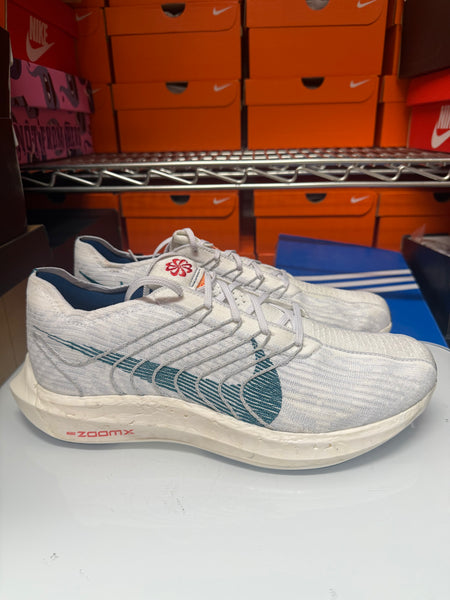 Nike Men's Pegasus Turbo Next Nature Shoes Platinum White Green DM3413-004